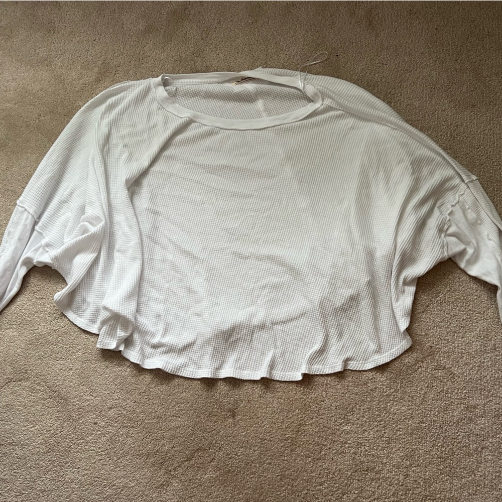 Free People top, color: white, size: small